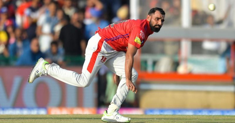 Mohammed Shami in action in the IPL (Credits: AFB/Hussain)