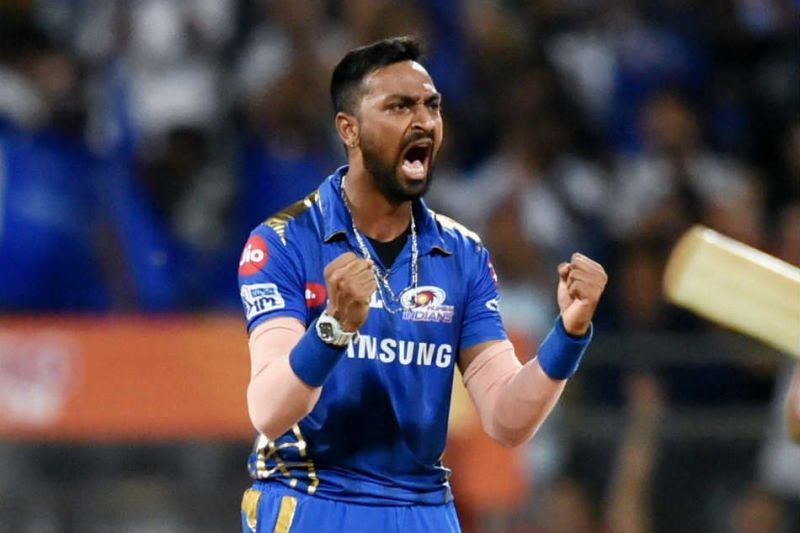 Krunal Pandya bowled economically initially by keeping the length up.