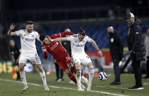 Liverpool drew 1-1 with Leeds United on Monday night