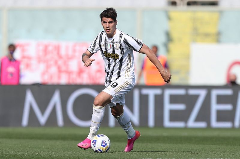 Morata in action for Juventus