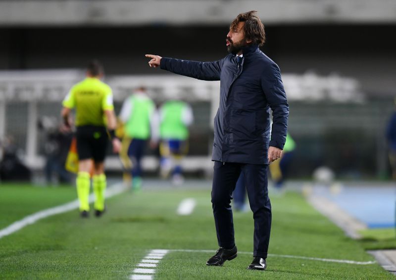 Juventus manager Andrea Pirlo