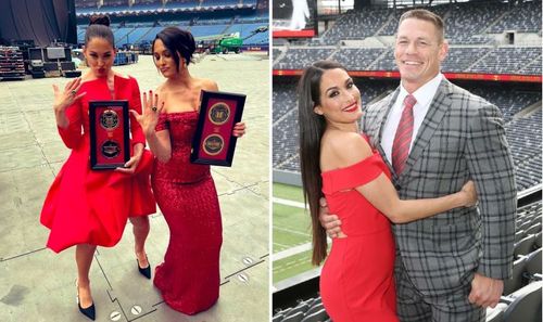 The Bella Twins; Nikki Bella and John Cena