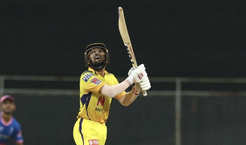 Ruturaj Gaikwad just managed 10 runs against Rajasthan Royals on Monday (Photo: BCCI)