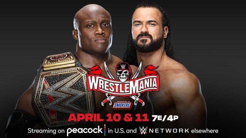 Match graphic for Bobby Lashley vs Drew McIntyre