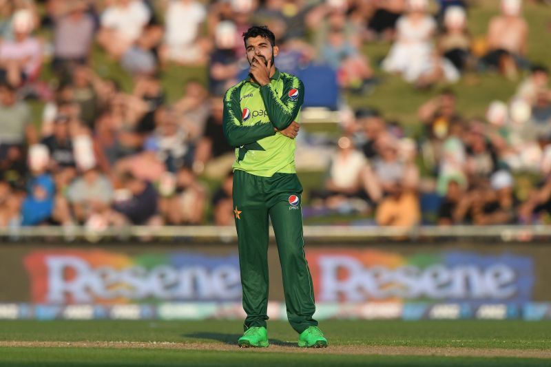 Shadab Khan injured his toe during the second match of the ICC Cricket World Cup Super League series against South Africa