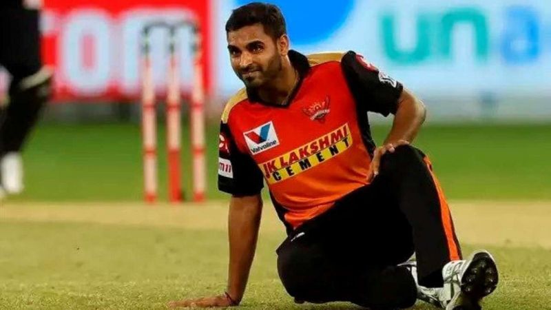 Bhuvneshwar Kumar was injured after SRH's fourth game and was ruled out of the remainder of IPL 2020.