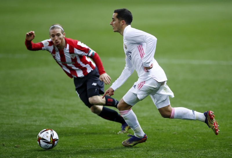 Lucas Vazquez in action for Real Madrid