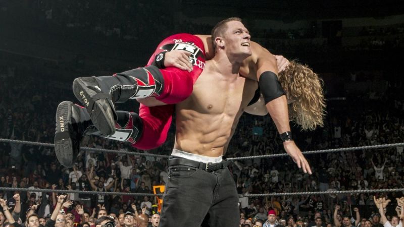 Edge and John Cena feuded throughout 2006