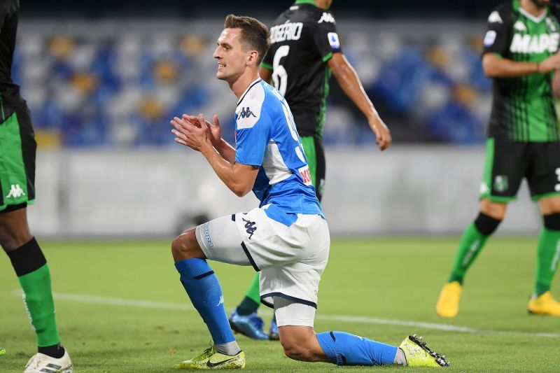 Milik spent 5 years at Napoli