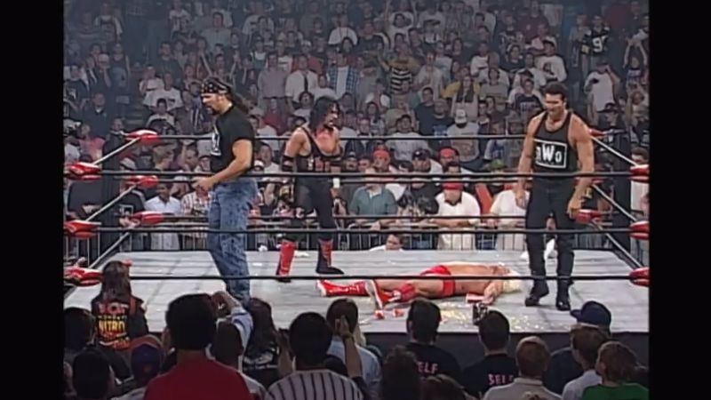 The nWo attacked Ric Flair on WCW Nitro.