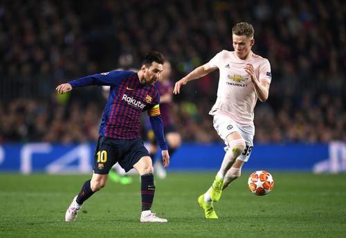 Lionel Messi played Scott McTominay in the Champions League in 2019