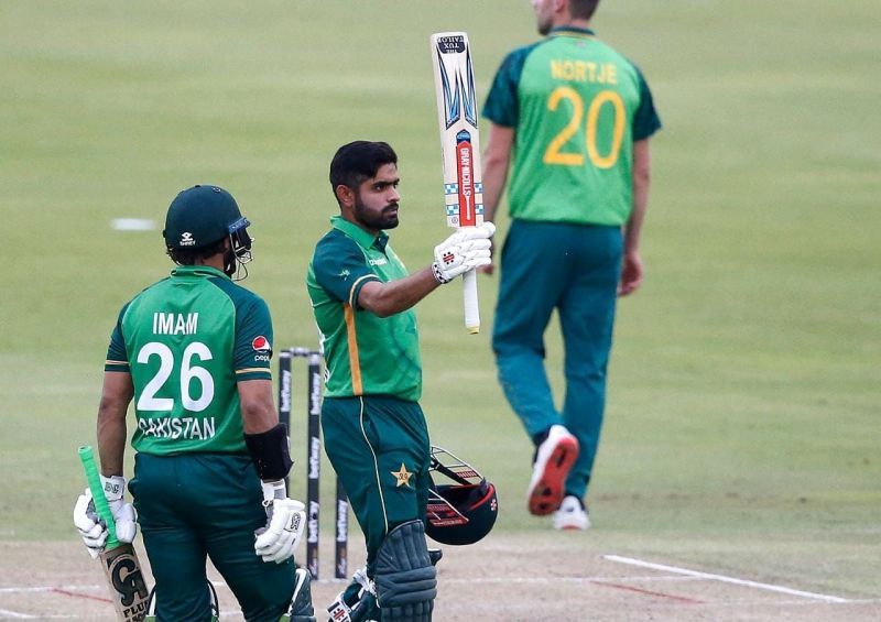 Babar Azam became the quickest to reach 13 ODI hundreds during the first ODI [Credits: PCB]