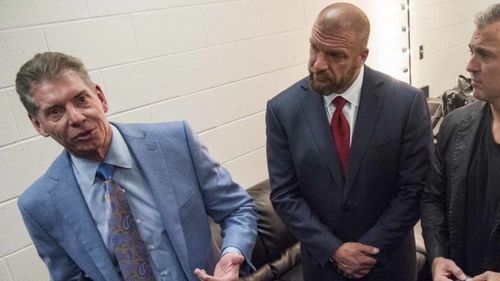 Vince McMahon and Triple H.