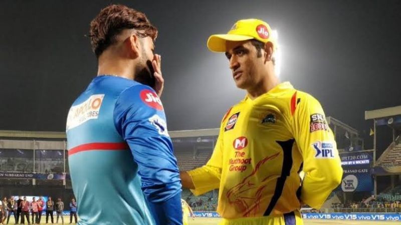 Rishabh Pant (left) and MS Dhoni. Pic: IPLT20.COM