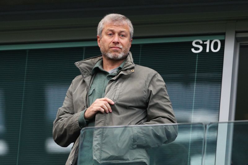 Roman Abramovich at a Chelsea game