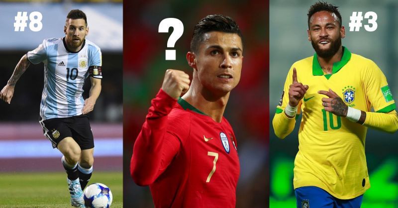 Argentina, Portugal and Brazil are all ranked in the top 10