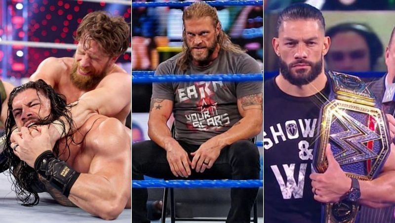 रोमन रेंस(Roman Reigns) अपनी यूनिवर्सल चैंपियनशिप को ऐज(Edge) और डेनियल ब्रायन(Daniel Bryan) के खिलाफ डिफेंड करेंगे