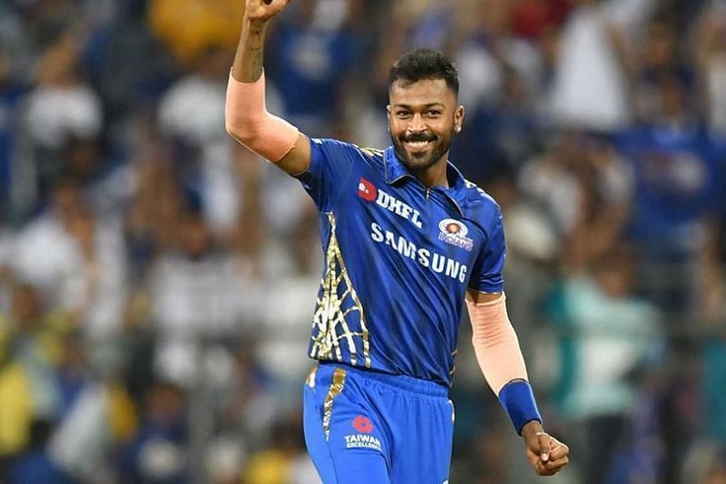 Hardik Pandya in MI colors. Pic: IPLT20.com