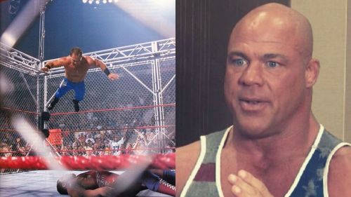 Chris Benoit and Kurt Angle.