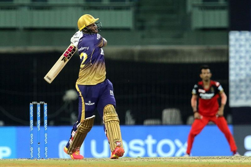 Andre Russell tried his best to change the game in his team's favor (Image courtesy: IPLT20.com)