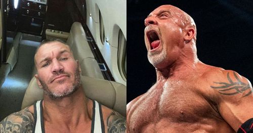 Randy Orton and Goldberg.