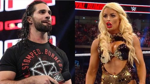 Seth Rollins and Mandy Rose