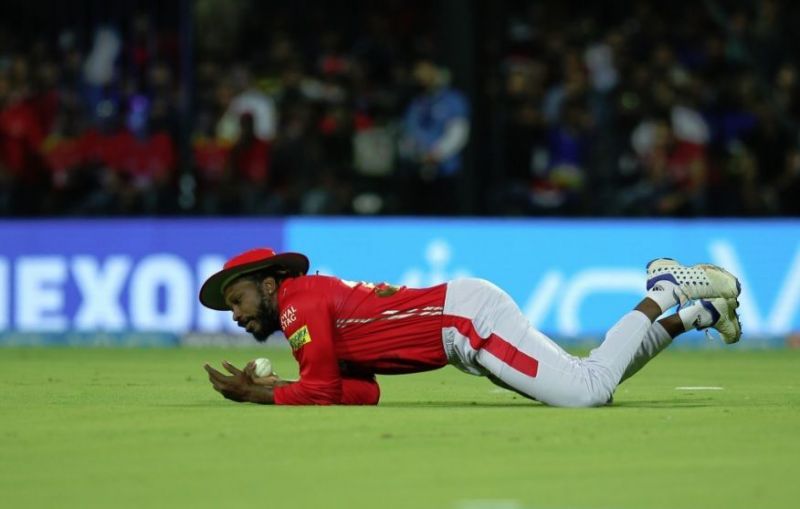 Chris Gayle in action for PBKS.