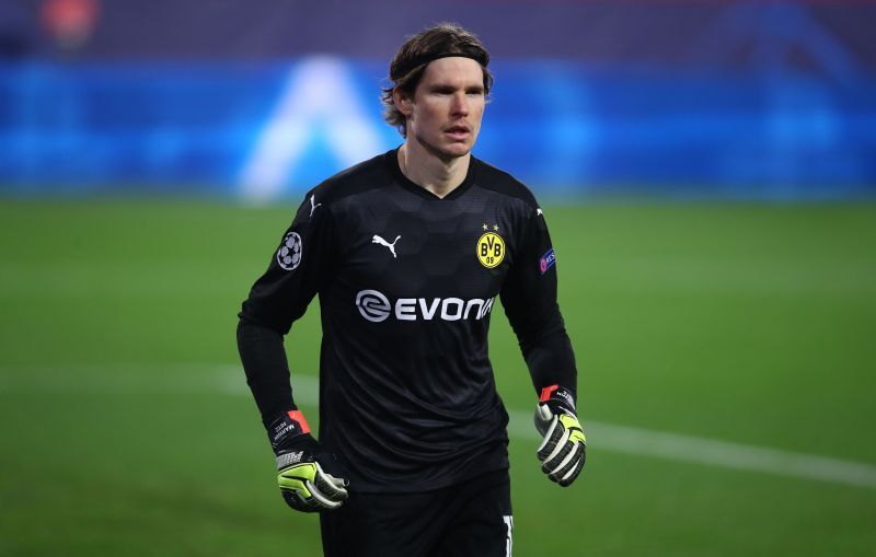 Marwin Hitz kept Borussia Dortmund in the game against Manchester City.