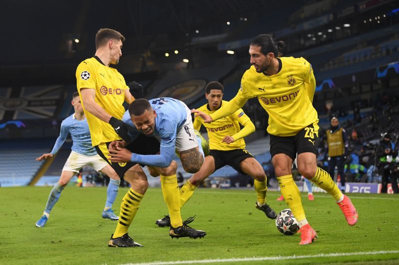 Borussia Dortmund troubled Manchester City