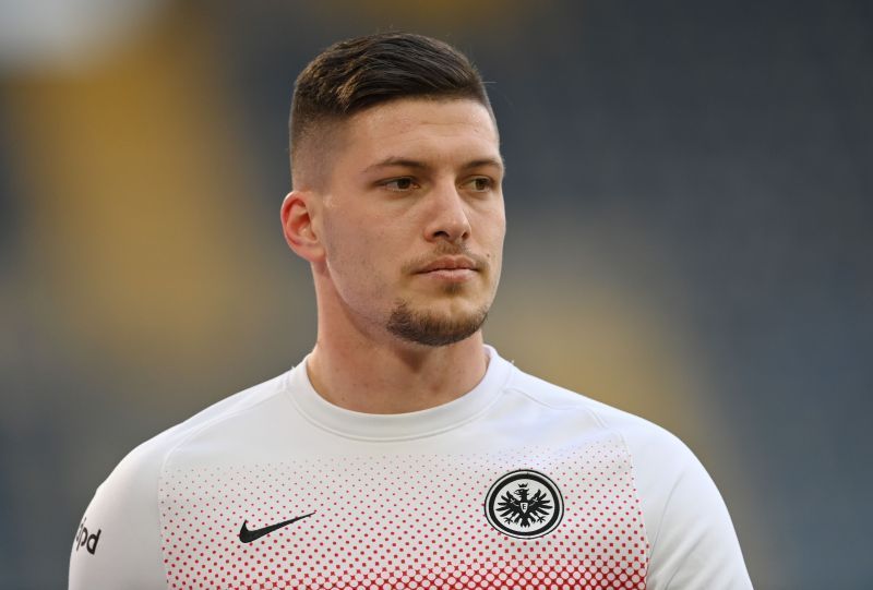 Luka Jovic is currently on loan at Eintracht Frankfurt