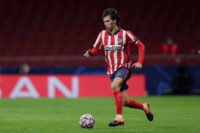 Joao Felix in Atletico Madrid colours