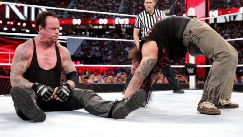 The Undertaker's win over Bray Wyatt came one year after his WrestleMania 30 loss to Brock Lesnar