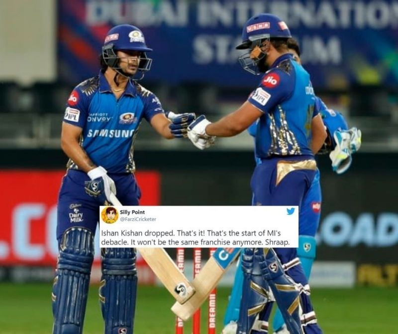 Twitterati was furious with Rohit Sharma for leaving out Ishan Kishan against RR