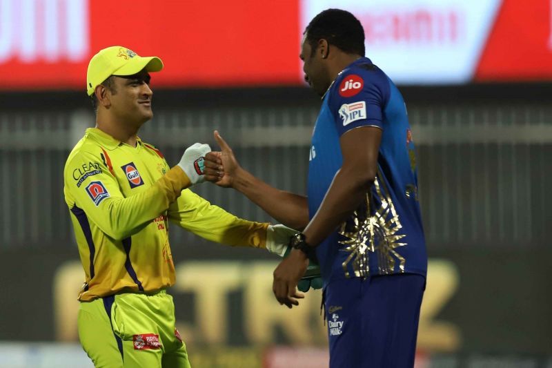 MS Dhoni and Kieron Pollard are among the best finishers in the history of the IPL. (Image Courtesy: IPLT20.com)