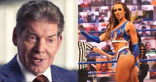 Vince McMahon and Chelsea Green.