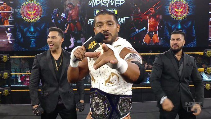Santos Escobar is your Undisputed NXT Cruiserweight Champion
