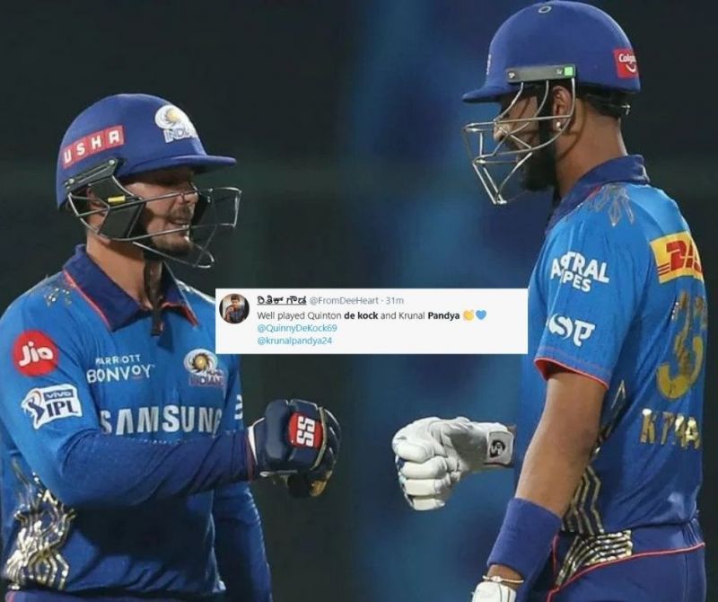 Quinton de Kock and Krunal Pandya have come back to form at just the right time for MI