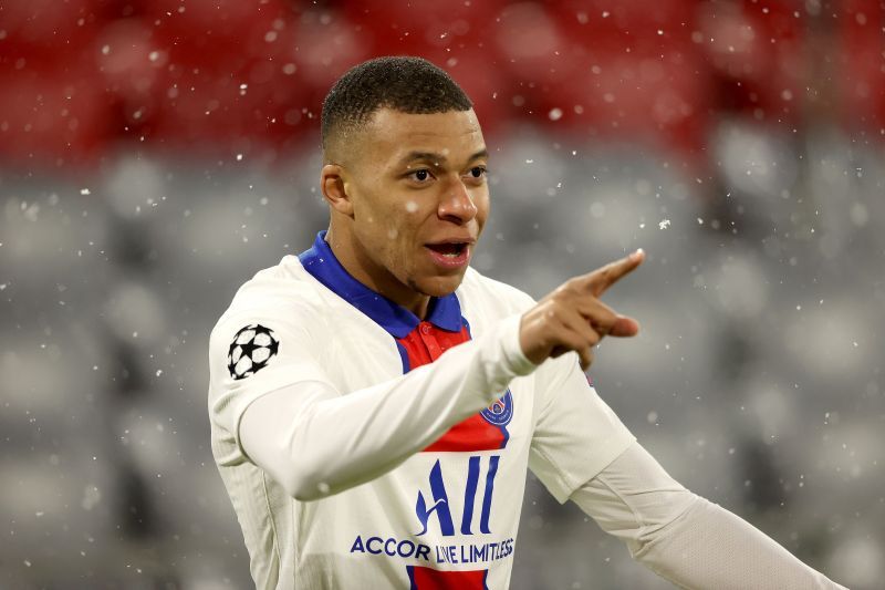 Kylian Mbappe in action for Paris Saint-Germain