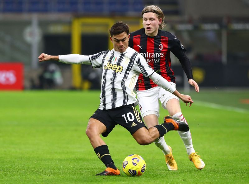 Dybala in action for Juventus