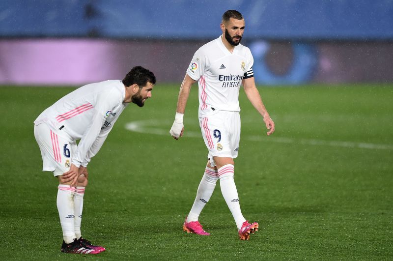 Nacho and Karim Benzema