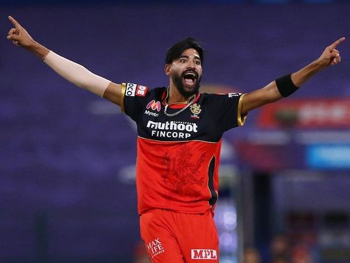 RCB pacer Mohammed Siraj