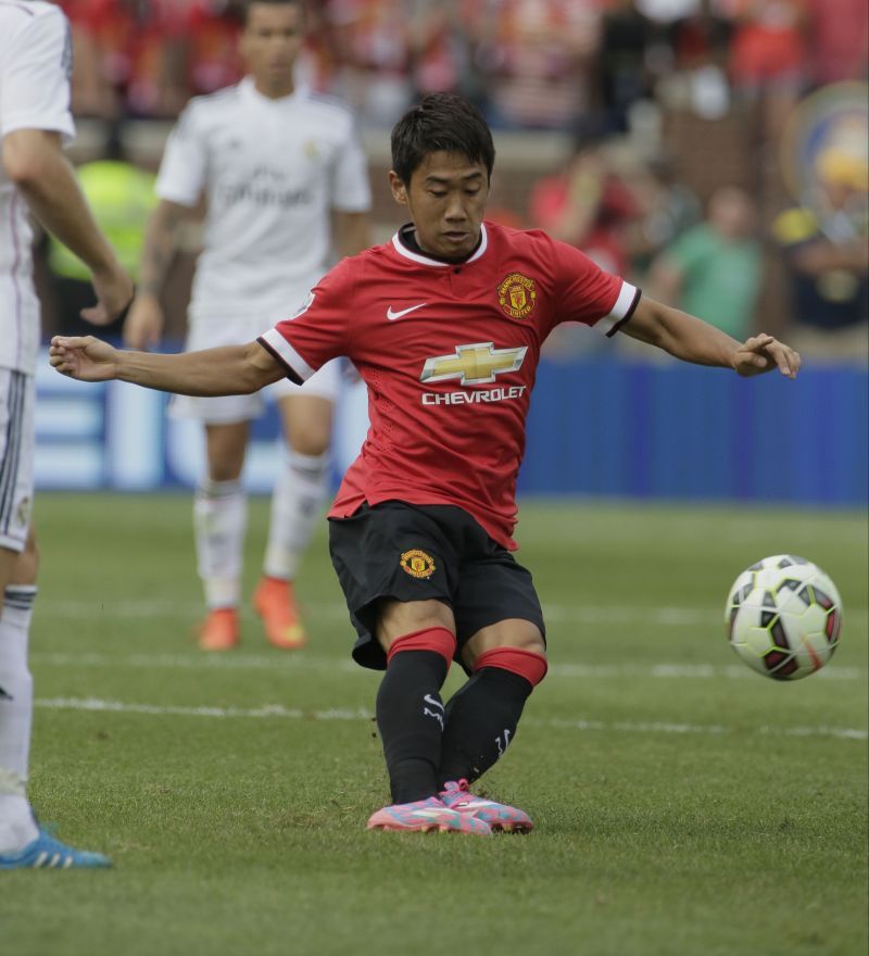 Kagawa joined United from Borussia Dortmund