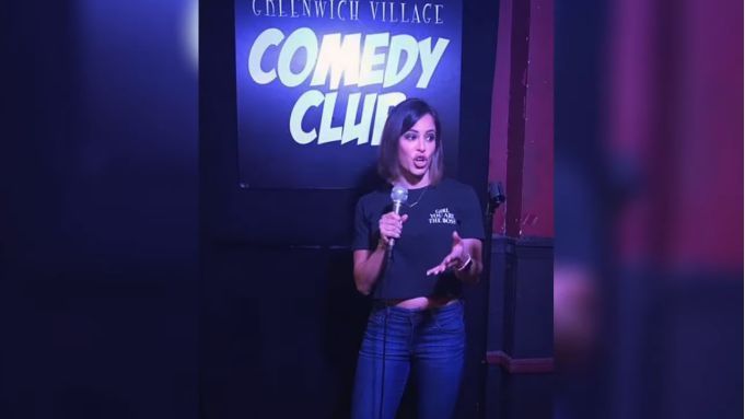 Charly Caruso did stand-up comedy