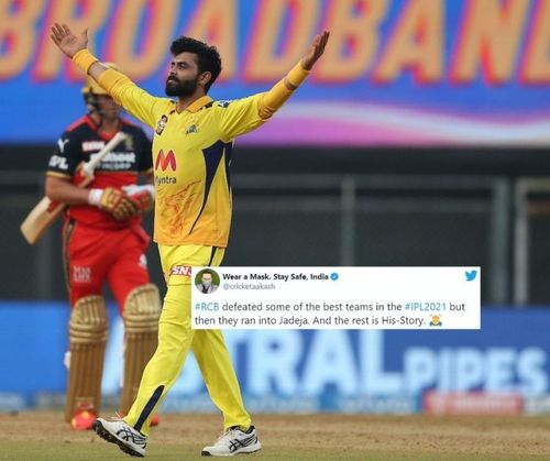 Ravindra Jadeja single-handedly defeated RCB in all three departments