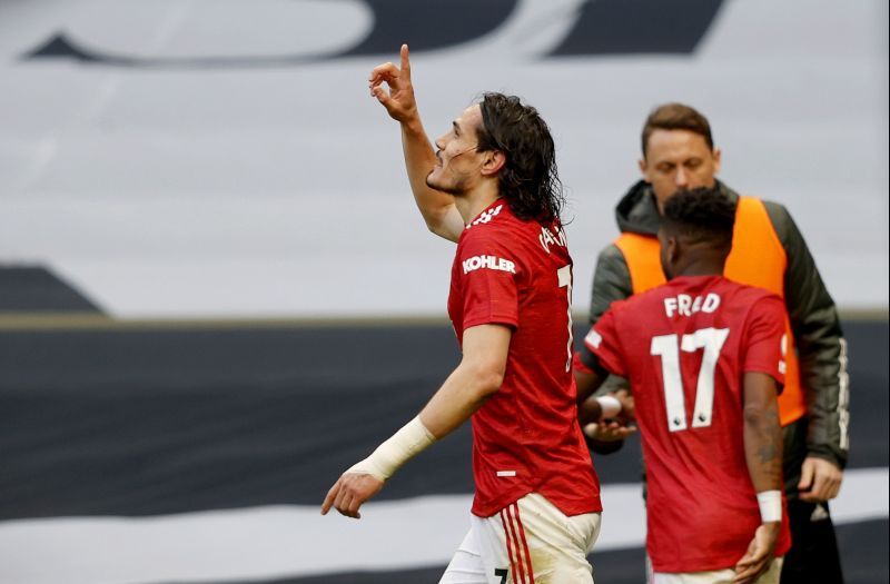 Edinson Cavani was Manchester United&#039;s most outstanding player in their win over Tottenham.