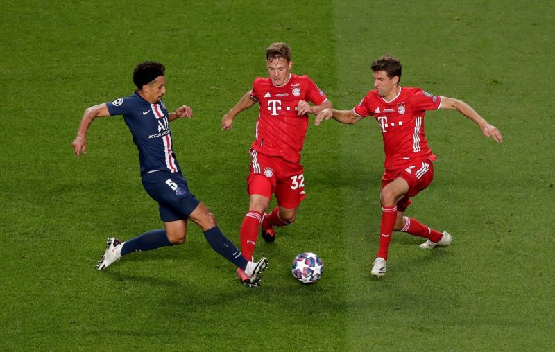 Thomas Muller will be up against Marquinhos this week