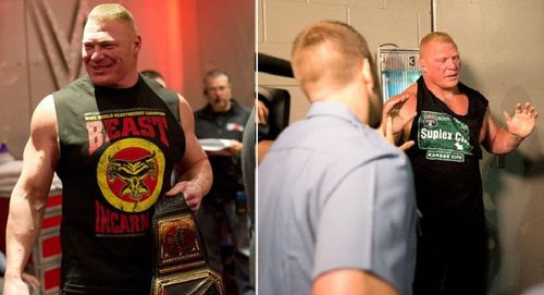 Brock Lesnar used to have friendly shoot fights with fellow WWE Superstars back in OVW