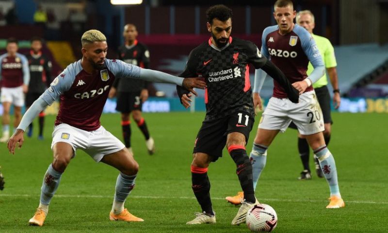 Mohamed Salah was the lone ranger for Liverpool against Aston Villa earlier this season.