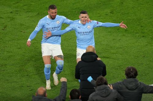 Manchester City edged Borussia Dortmund to a victory