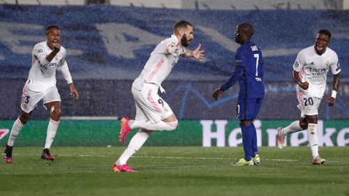 Karim Benzema's goal secured a draw for Real Madrid against Chelsea